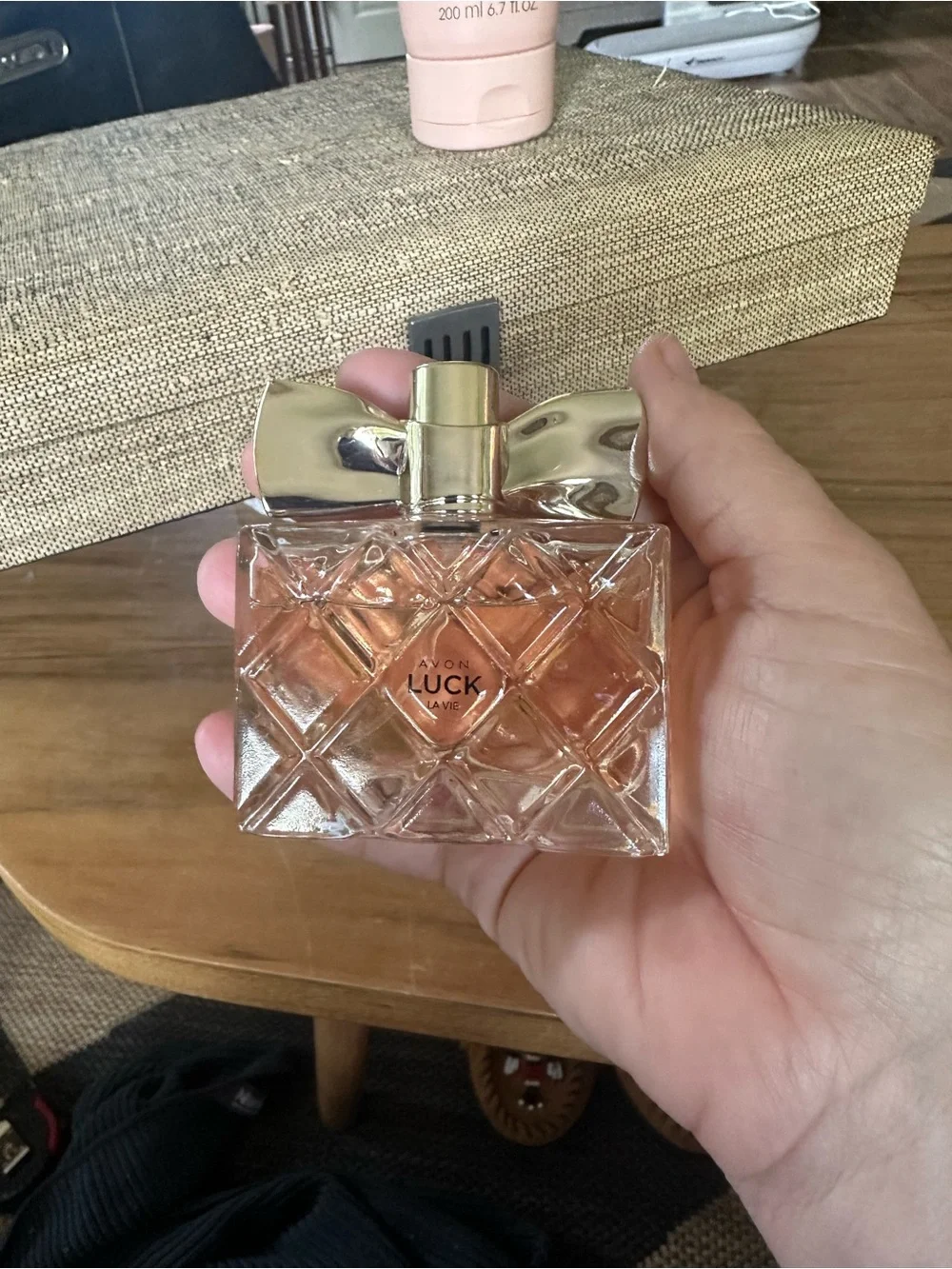 Avon Luck La Vie perfume Body Lotion used 1.7oz 6.7oz - Picture 3 of 3